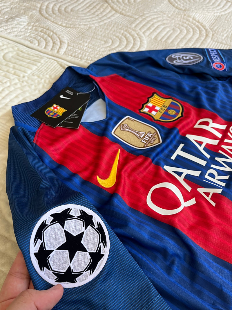 Camisa Barcelona 16/17 Home - Versão Retrô
