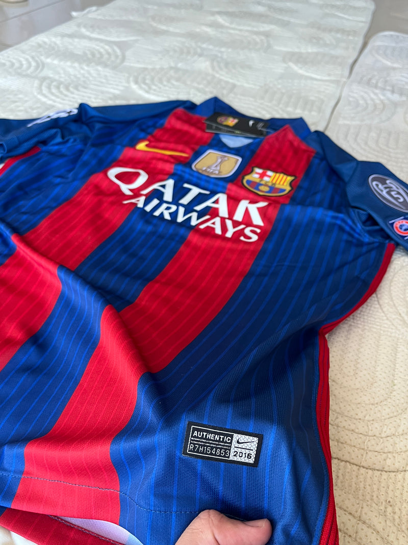 Camisa Barcelona 16/17 Home - Versão Retrô
