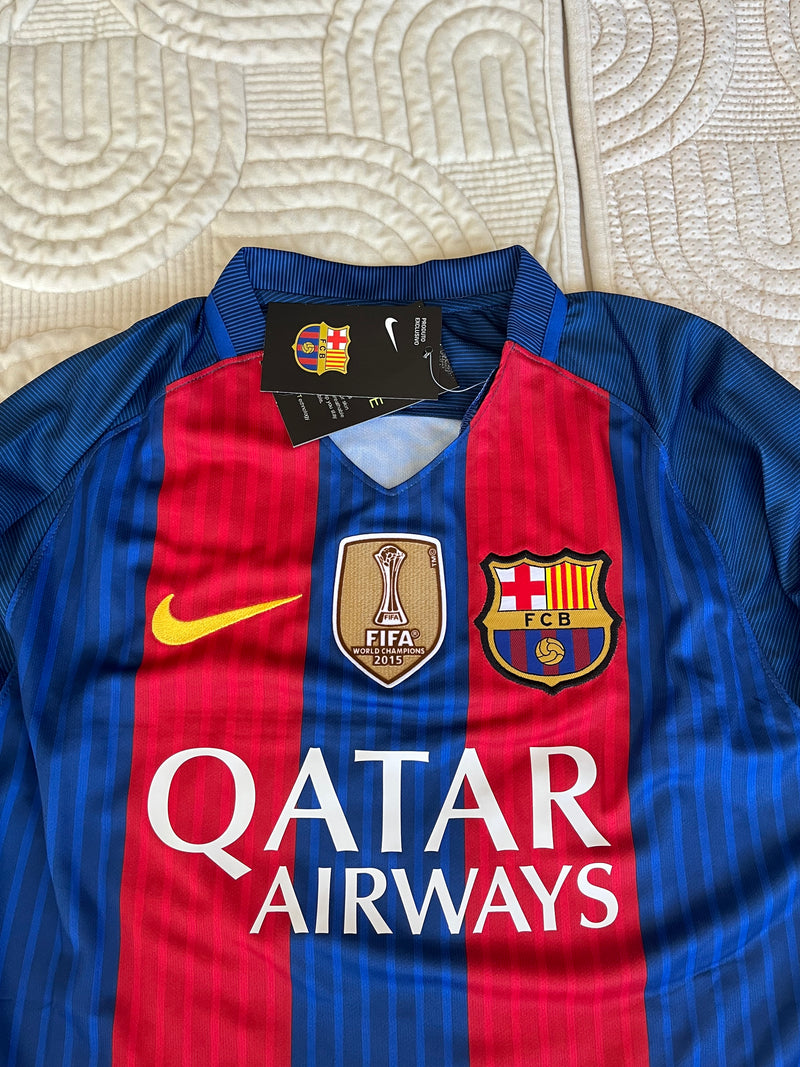 Camisa Barcelona 16/17 Home - Versão Retrô